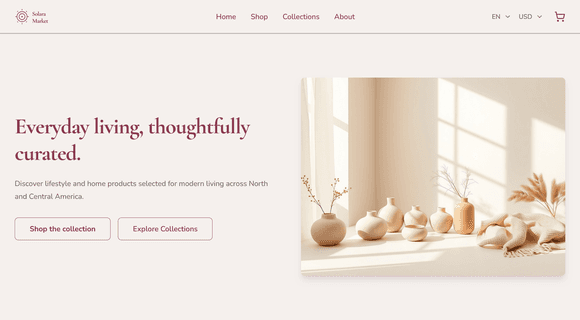 Multilingual website template