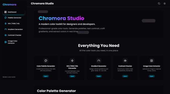 Color scheme generator template