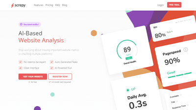 Screpy - AI-Driven Website Performance Tool