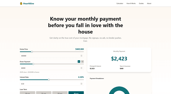 Mortgage calculator