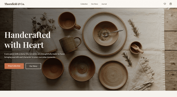 Online ceramics store