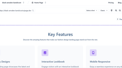 AIPage.dev - How Customizable is This Landing Page Generator?