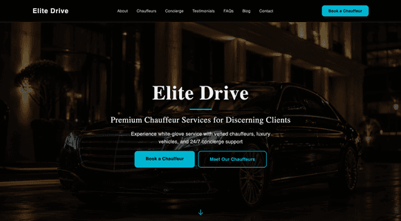 Chauffeur website 