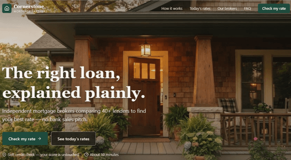 Mortgage website template