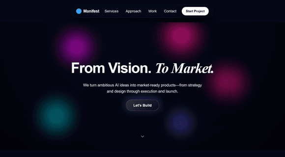 Тёмный кинематографический сайт