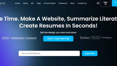 Deckee - Make a Website Using AI