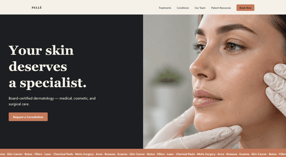 Dermatologist website